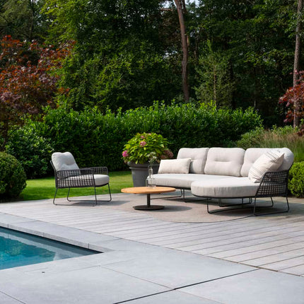 Taste 4SO Rhodos chaise lounge bank + lounge stoel