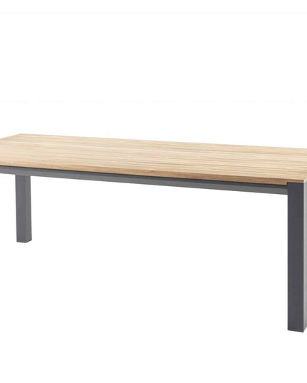 Taste 4SO Tosca dining antraciet + Ridge teak tafel 220 cm