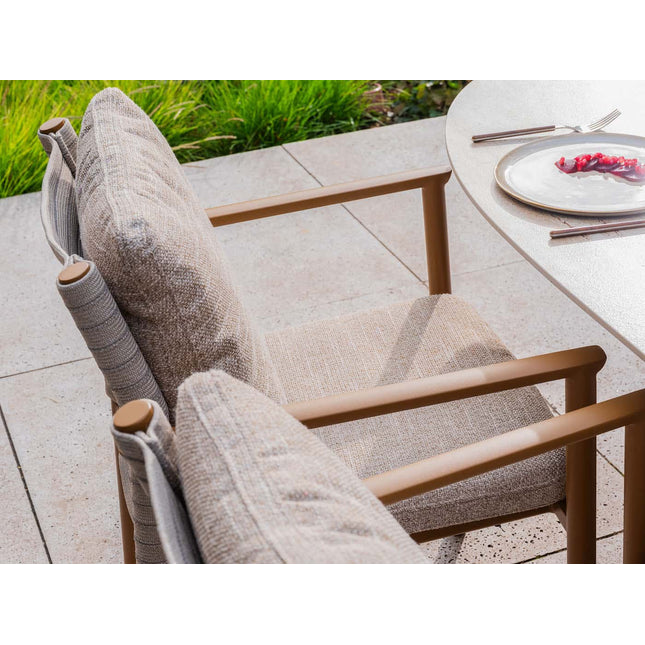 4 Seasons Outdoor Safina dining stoel + Hampton tafel 240 cm - Image 8