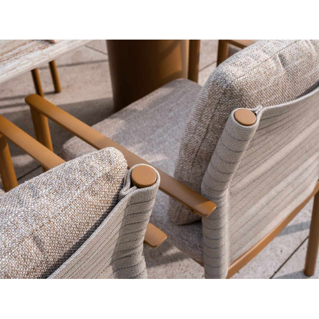 4 Seasons Outdoor Safina dining stoel + Taste 4SO Estate mango shape tafel - Image 8