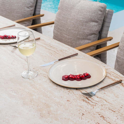 4 Seasons Outdoor Safina dining stoel + Taste 4SO Estate mango shape tafel - Image 7
