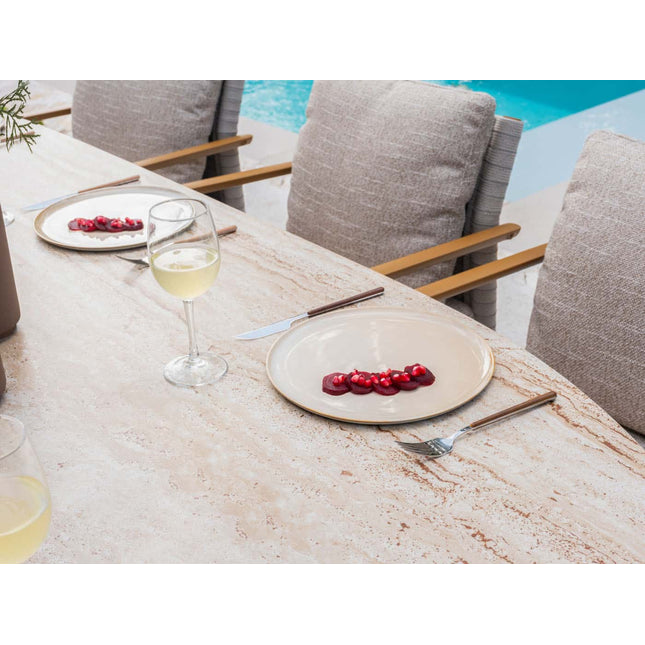4 Seasons Outdoor Safina dining stoel + Taste 4SO Estate mango shape tafel - Image 7