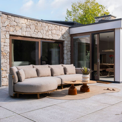4 Seasons Outdoor Safina loungeset + June caramel salontafels - Image 2