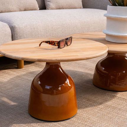 4 Seasons Outdoor Milos loungeset + June caramel salontafels - Image 5