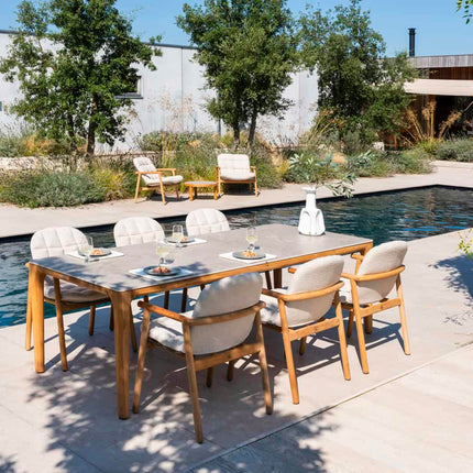 Taste 4SO Liam eettafel met keramisch tafelblad 240 x 100 x 75 cm.