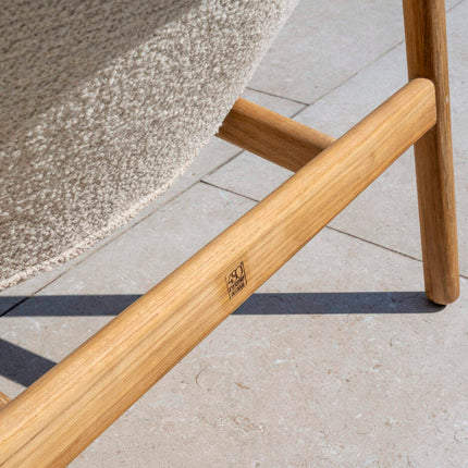 4 Seasons Outdoor Samos bistro loungeset + Finn salontafel teak 60 Ø cm