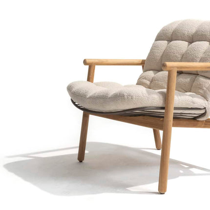 4 Seasons Outdoor Samos bistro loungeset + Finn salontafel teak 60 Ø cm