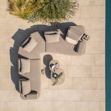 4 Seasons Outdoor Santorini hoekbank + Sofie salontafels