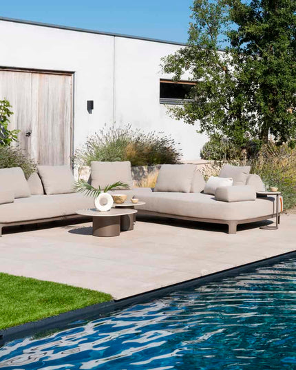 4 Seasons Outdoor Santorini hoekbank zonder salontafel