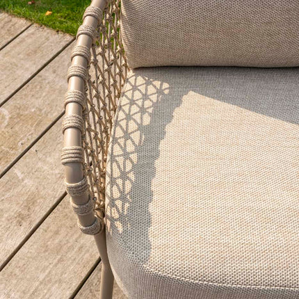 4 Seasons Outdoor Sardinia low dining stoel + Taste 4SO Donato low dining tafel 160 cm Ø latte - Image 9