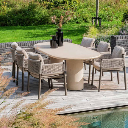 4 Seasons Outdoor Savanne dining stoel + Hampton tafel 240 cm - Image 4
