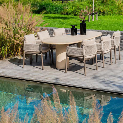 4 Seasons Outdoor Savanne dining stoel + Hampton tafel 240 cm - Image 3