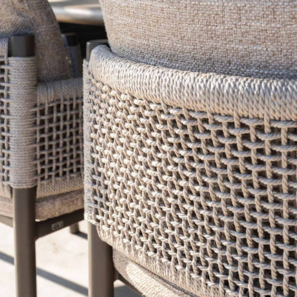 4 Seasons Outdoor Savanne dining stoel + Taste 4SO Denia mango shape tafel 290 cm - Image 9