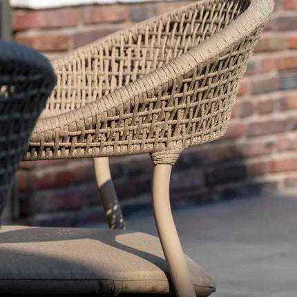 Taste 4SO Sienna dining + Manolo tafel latte met geprint keramiek tafelblad 240 cm