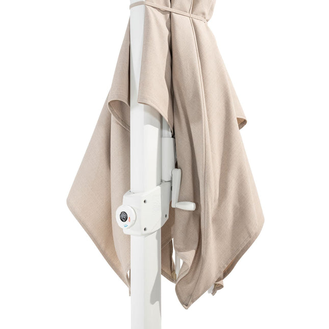 4 Seasons Outdoor Siesta Premium 300 x 300 cm. zand met wit frame