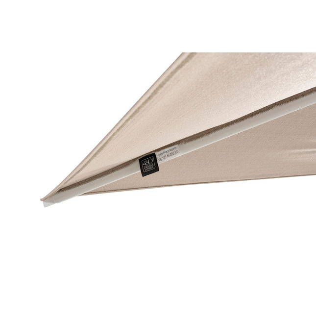 4 Seasons Outdoor Siesta Premium 300 x 300 cm. zand met wit frame