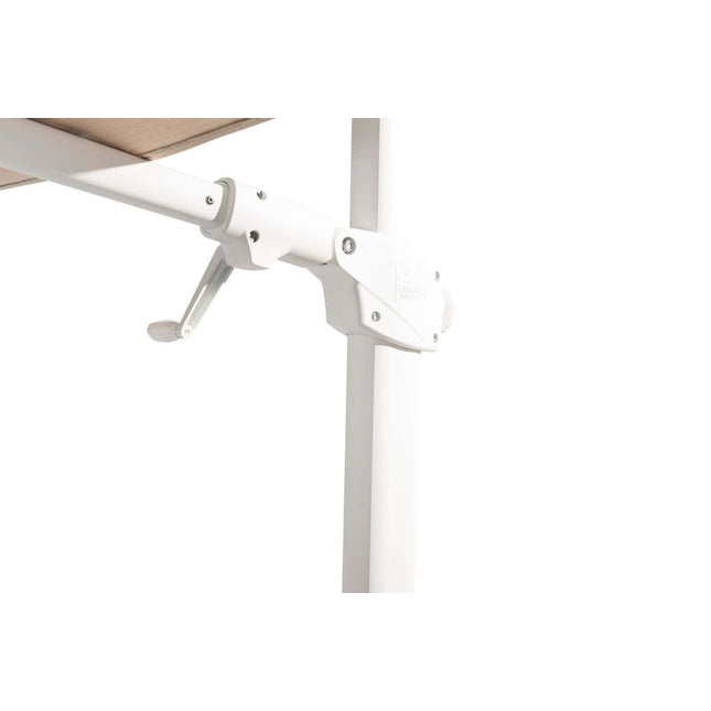 4 Seasons Outdoor Siesta Premium 300 x 300 cm. zand met wit frame