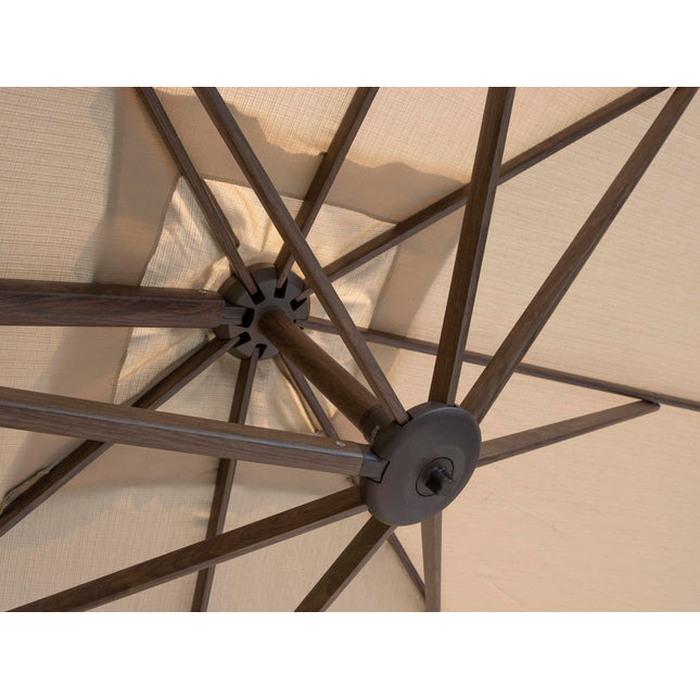 4 Seasons Outdoor Siesta Premium 300 x 300 cm. beach met wenge frame