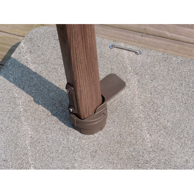 4 Seasons Outdoor Siesta Premium 300 x 300 cm. beach met wenge frame