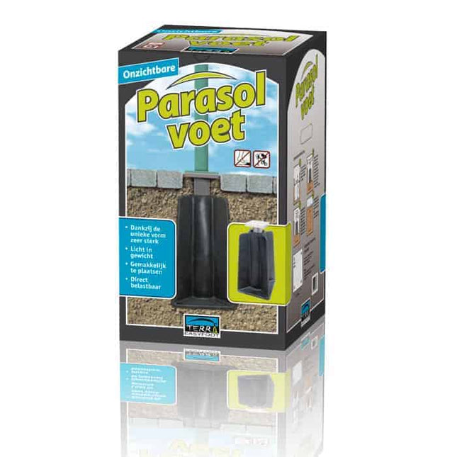 4 Seasons Outdoor Parasol Siesta Premium 300 x 300 cm charcoal