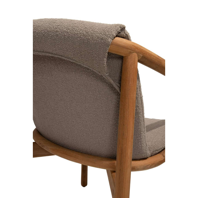 4 Seasons Outdoor Tess dining + Taste 4SO Capri tafel barrel-vorm teak 240 x 110 cm