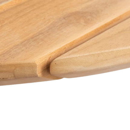 Taste 4SO Albareto organische loungebank + 4 Seasons Outdoor Verdi salontafel teak 73 Ø cm