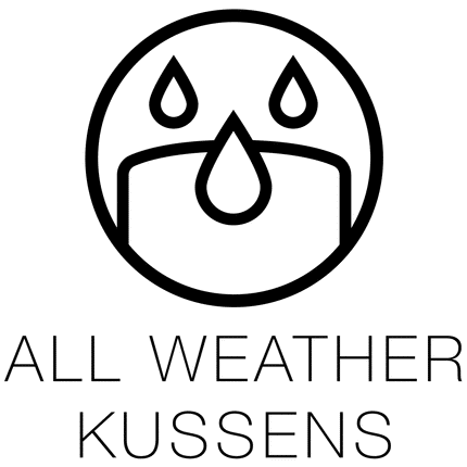 4 Seasons Outdoor Oriënt loungeset + center + Ambassador hoge salontafel