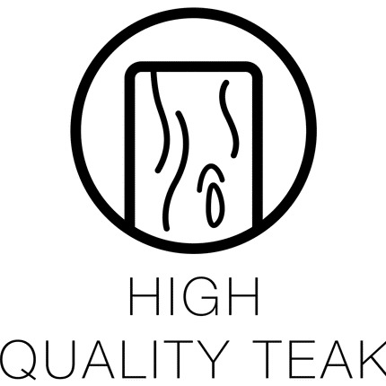 Taste 4SO Corsica tafel kiezel-vorm teak 240 x 130 cm