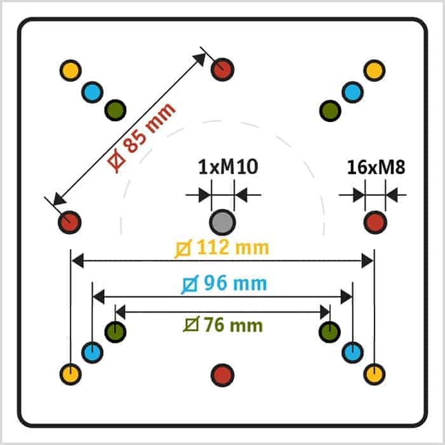 4 Seasons Outdoor Parasol Siesta Premium 300 x 300 cm charcoal