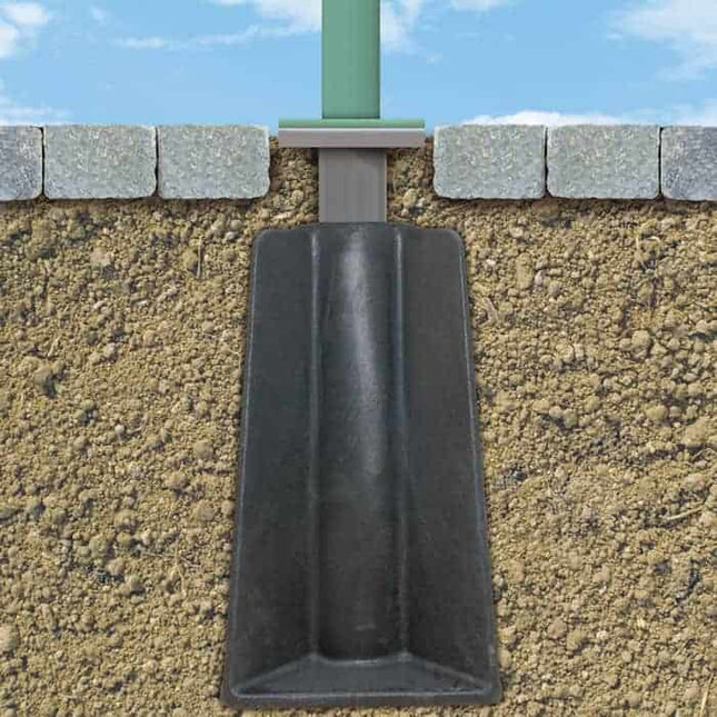 4 Seasons Outdoor Parasol Siesta Premium 300 x 300 cm charcoal